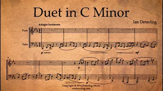 Duet for Flute and Tuba in C Minor