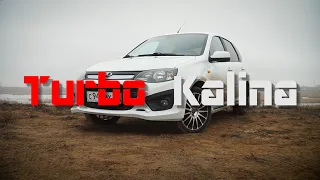 Lada kalina sport2.Турбо 200 сил на сток моторе.