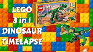 3 in 1 Dinosaur LEGO 31058 Timelapse