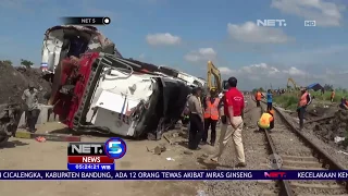 KNKT Investigasi Kecelakaan Kereta Api Sancaka - NET 5