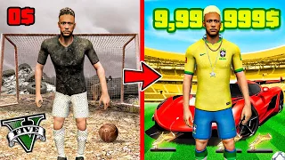 PASO de NEYMAR POBRE a MILLONARIO en GTA 5!