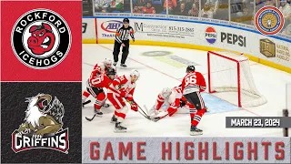 IceHogs Highlights: IceHogs vs Griffins 3/23/24