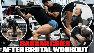BAKHAR NABIEVA CRIES DURING WORKOUT | BRUTAL LEG ROUTINE 😭
