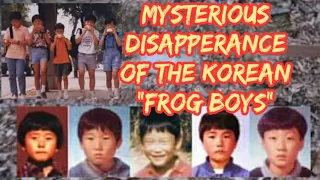 THE KOREAN "FROG BOYS" MISSING IN DECADES