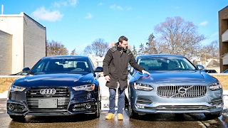 Luxury Sedan Fight! | '17 Audi A6 vs Volvo S90 T6 AWD