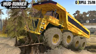 Spintires: MudRunner - GIANT MINING DUMP TRUCK Hitting Trees