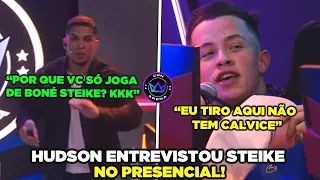 HUDSON ENTREVISTA STEIKE NO PRESENCIAL E FAZ ELE TIRAR O BONÉ - CPN 4x4 PRESENCIAL!