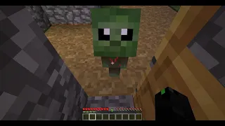 sevimli zombi bulduk😱Minecraft