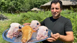 KALLE PACHE KHASH | BOILED SHEEP HEAD SOUP | LAMB KHASH RECIPE BY WILDERNESS COOKING