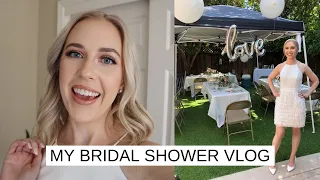 MY BRIDAL SHOWER VLOG