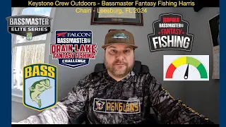 Keystone Crew’s Bassmaster Fantasy Fishing picks- Harris Chain, Leesburg, FL April 11-14, 2024