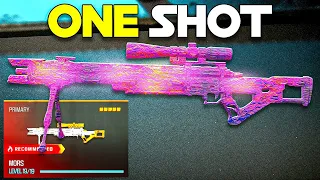 new *ONE SHOT* MORS SNIPER LOADOUT in WARZONE 🔥 (Best MORS Class Setup)