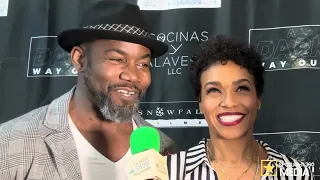 Michael Jai White and Gillian White at the  “A Dark Way Out” movie Premiere in Los Angeles, CA.