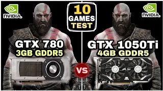 GTX 780 vs GTX 1050 ti | 10 Games Test | Tough Competition !