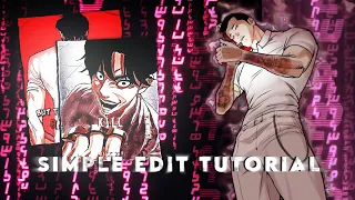 HOW TO MAKE SIMPLE MANHWA EDITS [ First Tutorial Video ] #edit #tutorial