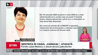 SENTINȚA ÎN CAZUL CARACAL, ATACATĂ_Știri B1_26 sept 2022