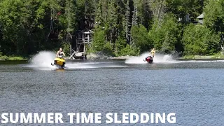 BEST SNOWMOBILE WATER SKIPPING 2022