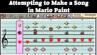 Attempting to Make a Video Game Theme with Mario Paint in One Night || Shady Cicada