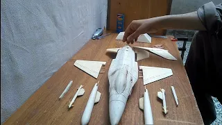 How to make pettern for aircraft models(wooden F-16 scale model)