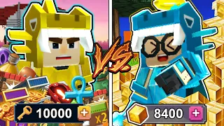 $100 G-Cubes VS 10000 Keys In Bedwars