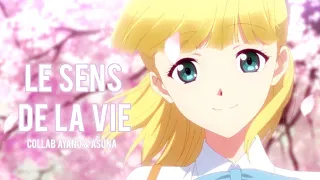 •Le sens de la vie || collab with @Ayano ||•amv•nightcore•lyrics•