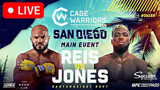 Cage Warriors 159: Reis vs. Jones | LIVE STREAM | MMA FIGHT COMPANION | CW San Diego: UFC Fight Pass