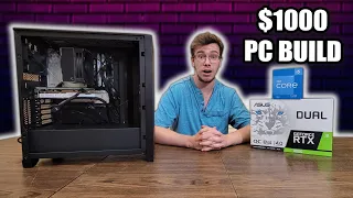 The Best $1000 Gaming PC Build! - RTX 3060 i5 12400F (w/ Benchmarks)