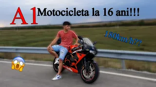 Prezentarea motocicletei mele de A1 | 16 ANI!?  Aprilia rs 125!!!