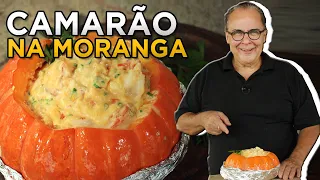 Camarão na Moranga do Chef Taico