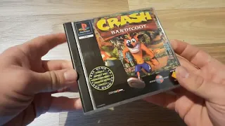 Unboxing - Crash Bandicoot 1996, PLAYSTATION 1