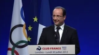 Hollande says Paris could bid for 2024 Olympics