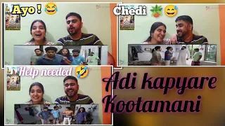 Adi kapyare kootamani Scene 7 Reaction| Dhyan Sreenivasan|Namitha|Mukesh|Aju|NJ|John Varghese|Shaan🎵