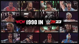 WCW 1998 in WWE 2K23 | Full Roster, Entrances & Finishers