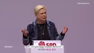 Sozialstaat der Zukunft: Hilde Mattheis auf dem SPD-Parteitag am 07.12.19