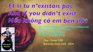 Et Si Tu N'existais Pas-And If You Didn't Exist-Nếu Không Có Em Bên Đời-Ka T nam-Ebm-Pop-T100-Q Hiệp