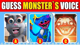 Guess the MONSTER'S VOICE | Sonic, Spider Car, Talking Juan, Peppa Pig, Obunga, Mommy Long Legs