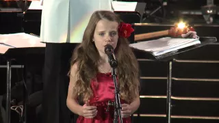 Amira Willighagen - "O Sole Mio" with Paul Potts & James Bhemgee - South Africa - 9 August 2014