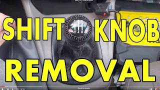 A4 B5 Audi Shift knob removal (Manual) Easy 1998 1999 2000 2001