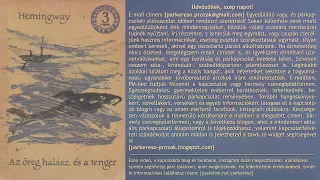 Ernest Hemingway - Az öreg halász és a tenger (hangoskönyv)