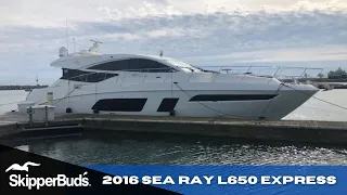 2016 Sea Ray L650 Express Yacht Tour SkipperBud's