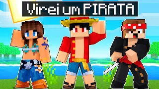 JOGANDO como um SUPER PIRATA no Minecraft