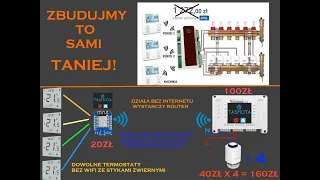 Tanie bezprzewodowe sterowanie ogrzewaniem na bazie modułów ESP8266 z oprogramowaniem Tasmota