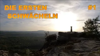 Zschirnstein Aufstieg - Elbsandsteingebirge Tour Teil 1