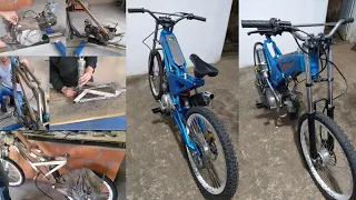 BICICLETA MOTORIZADA CASEIRA (Motorized Bike)(Motorized bicycle)(BMX CUB)