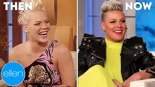 Then and Now: P!nk's First and Last Appearances on 'The Ellen Show'