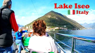 Lake Iseo - Italy | Boat Ride From Sulzano to Monte Isola [Island] | 4K - [UHD]