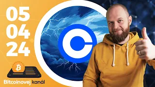 Lightning na Coinbase ⚡| Vláda USA prodává Bitcoin 📉 | Zákaz těžby v Paraguayi 🇵🇾 - CEx 05/04/2024