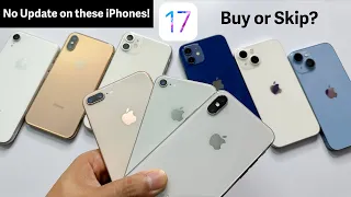 No iOS 17 Update For These iPhones! Buy or Ignore? | iOS 17 Supported Devices (HINDI)