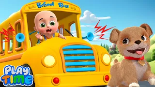 Wheels On The Bus +Johny Johny Yes Papa | Nursery Rhymes & Kids Songs