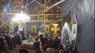 Свята Літургія (12:00) у храмі св. влкмч. Юрія Переможця 30 січня 2022 р. Б.